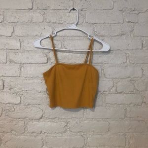 Yellow crop tank